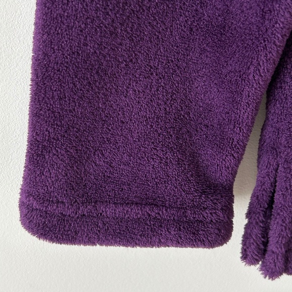 Charter Club Purple Plush Fleece Crewneck Top - Picture 6 of 16